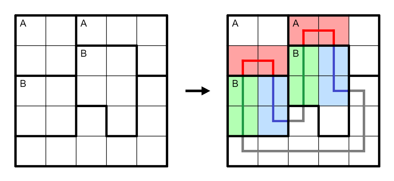 An Example Gemini Flushed puzzle
